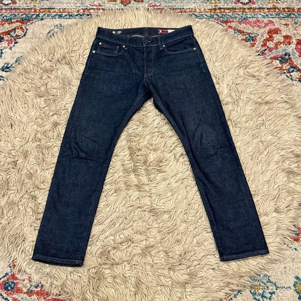 G-Star Premium 3301 Slim Selvedge Jeans